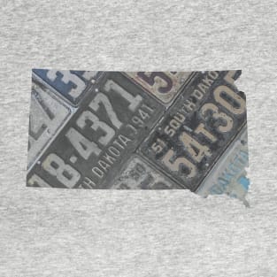 Vintage South Dakota License Plates T-Shirt